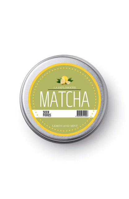 Lemon and Mint Matcha Tea